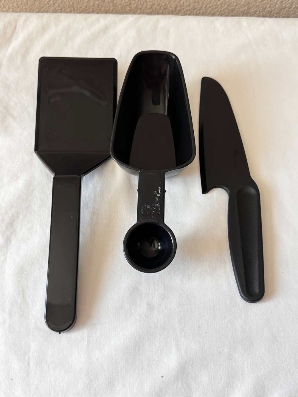 Black Plastic Accessory Set for VR/AR Equipment - 3-Piece Tool Kit